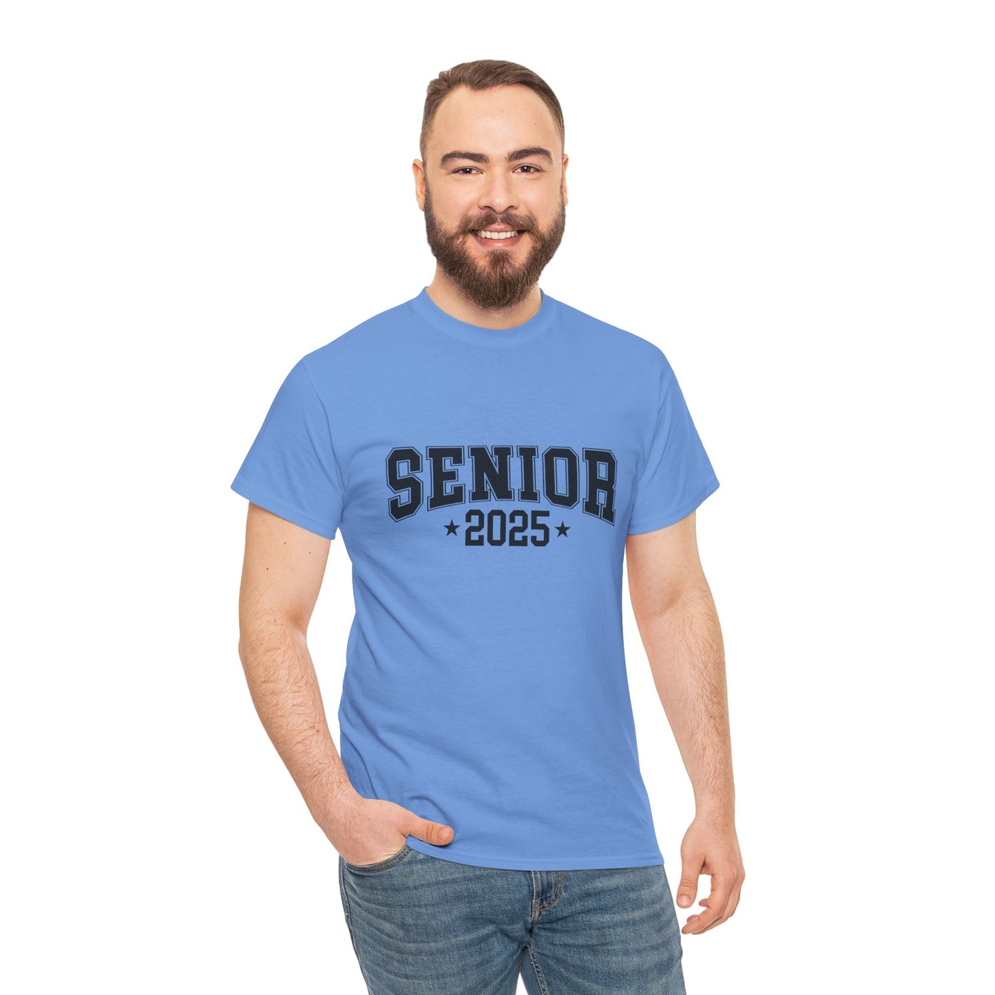 Gildan "2025 Senior" Unisex Heavy Cotton Tee - Celebrate Graduation in Style Asst. COlors & Sizes