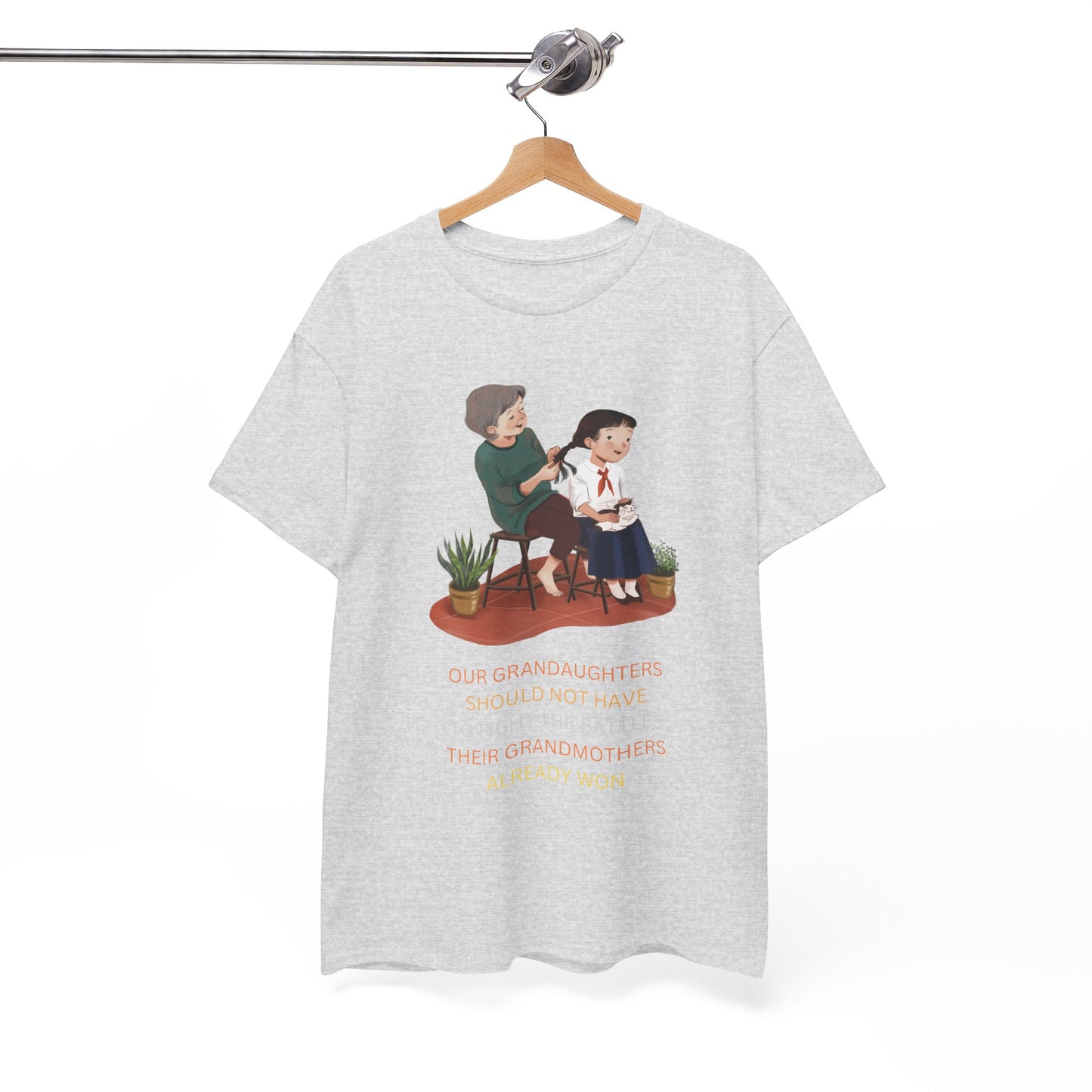 Empowering Granddaughter Unisex Heavy Cotton Tee