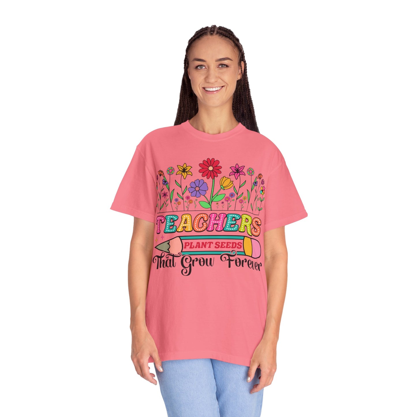 Teacher's Week!! Show your appreciation with This Unisex Garment-Dyed T-shirt in Asst. Colors & Sizes