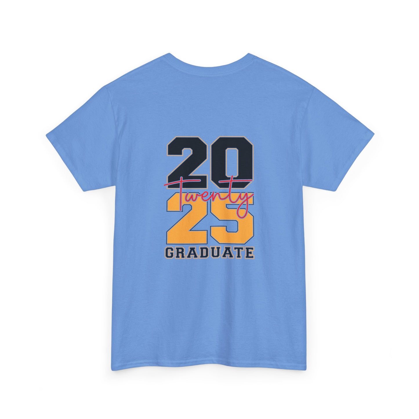 Gildan 5000 Unisex Graduate Tee - Class of 2025 Senior Shirt Great Gift Asst. Colors & Sizes