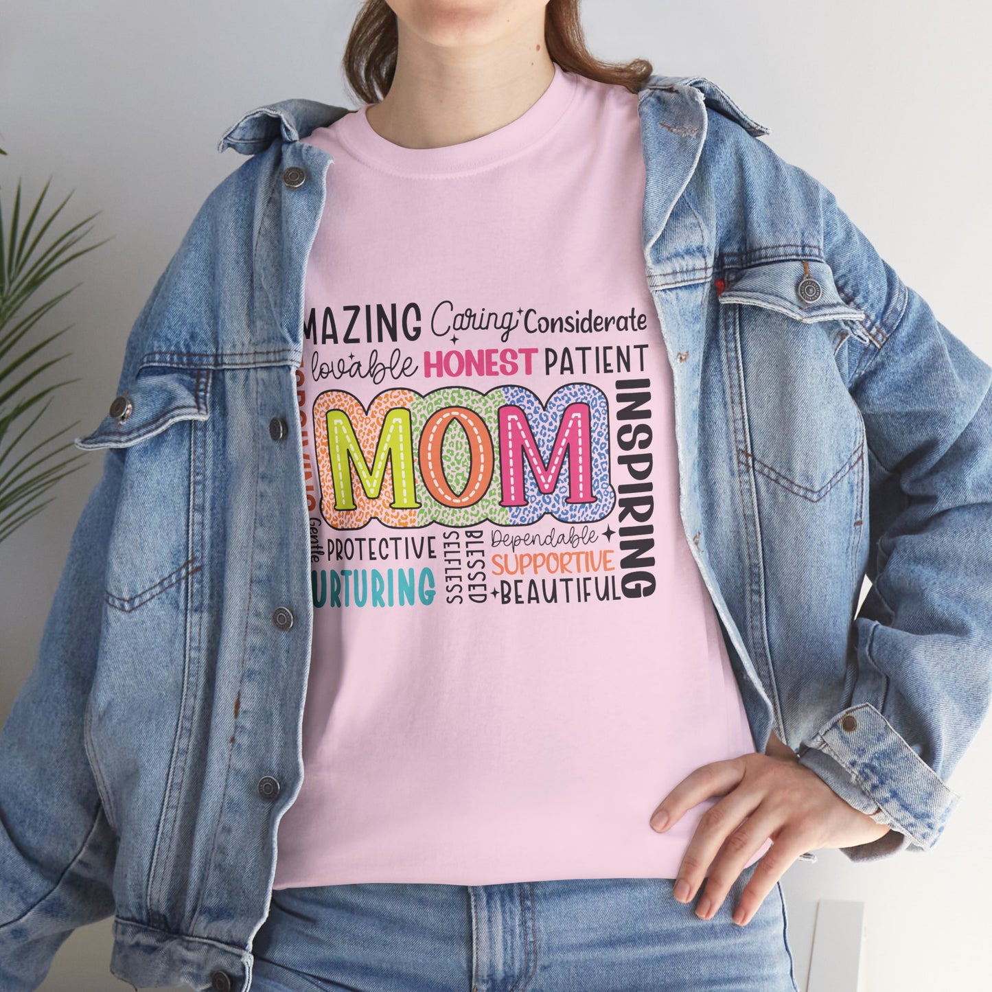 Gildan 5000 Inspirational Mom Unisex Heavy Cotton Tee Great Gift For Mother's Day AStt. Colors & Sizes