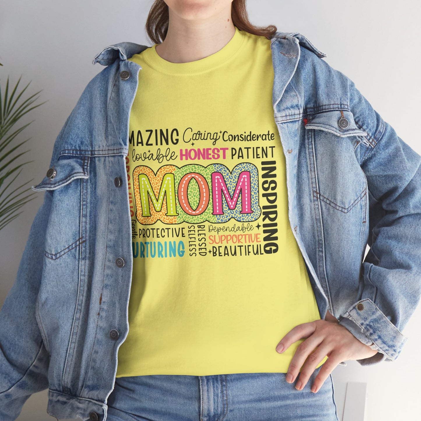 Gildan 5000 Inspirational Mom Unisex Heavy Cotton Tee Great Gift For Mother's Day AStt. Colors & Sizes