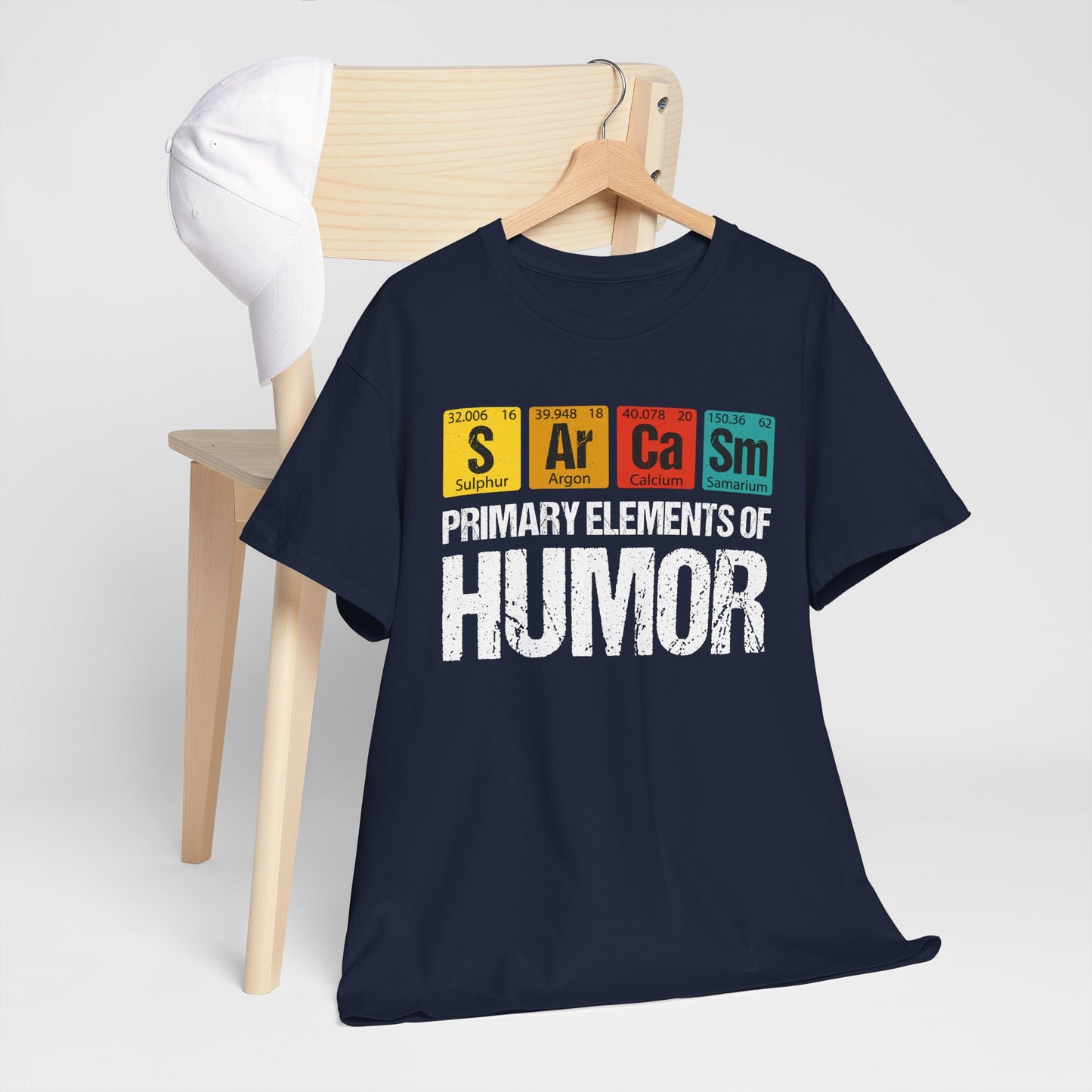 Funny Sarcasm Elements Unisex Heavy Cotton T Shirt