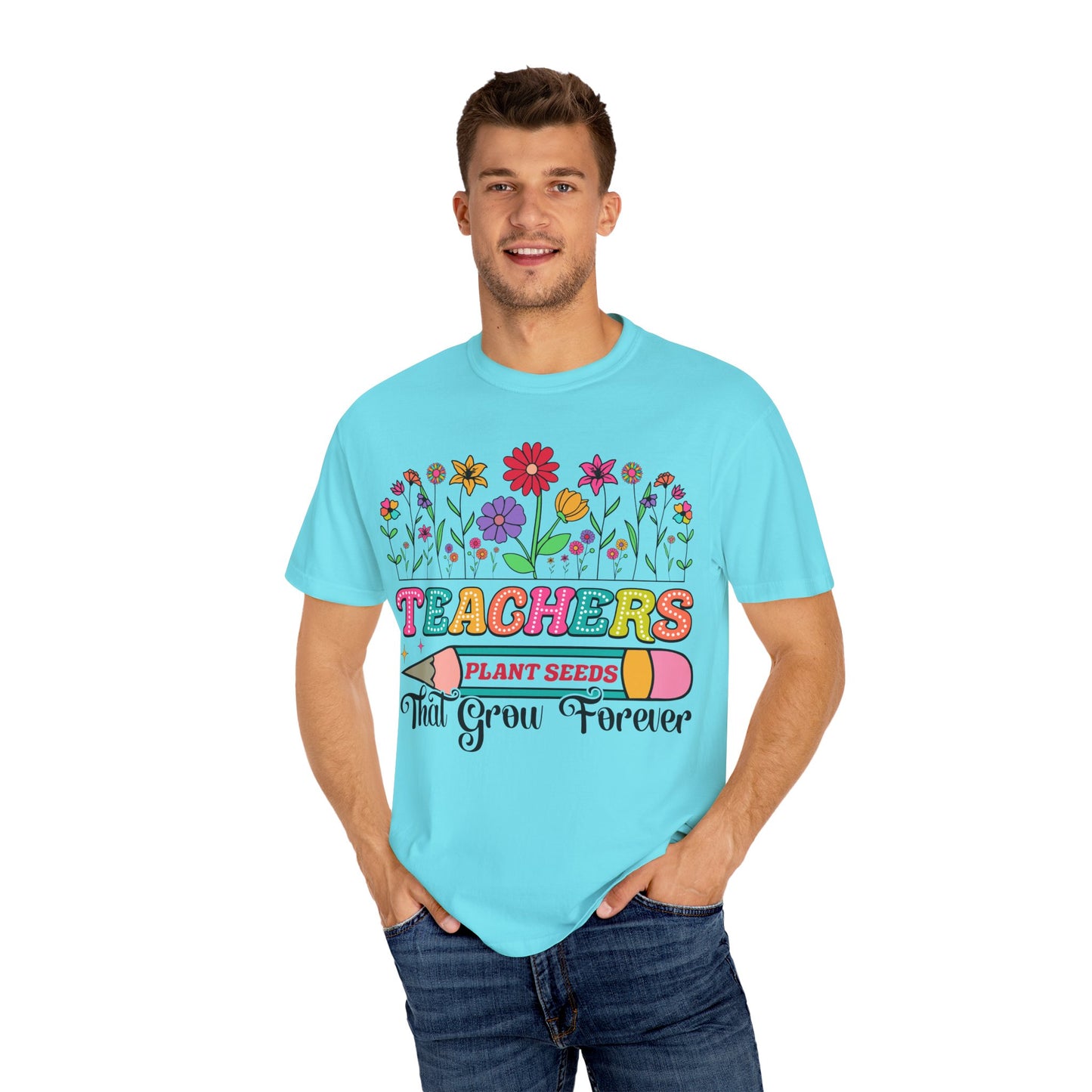 Teacher's Week!! Show your appreciation with This Unisex Garment-Dyed T-shirt in Asst. Colors & Sizes