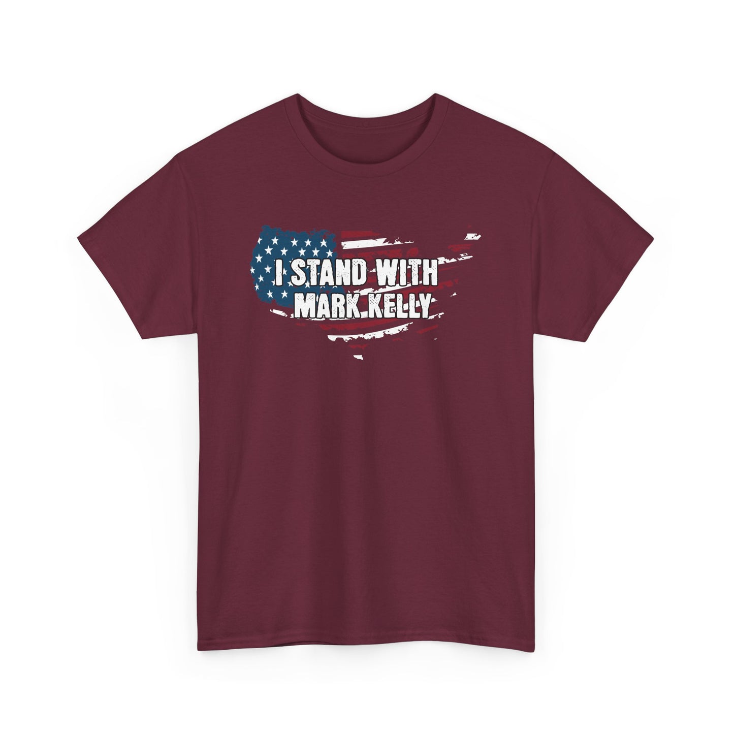 I Stand With Mark Kelly American Flag Design