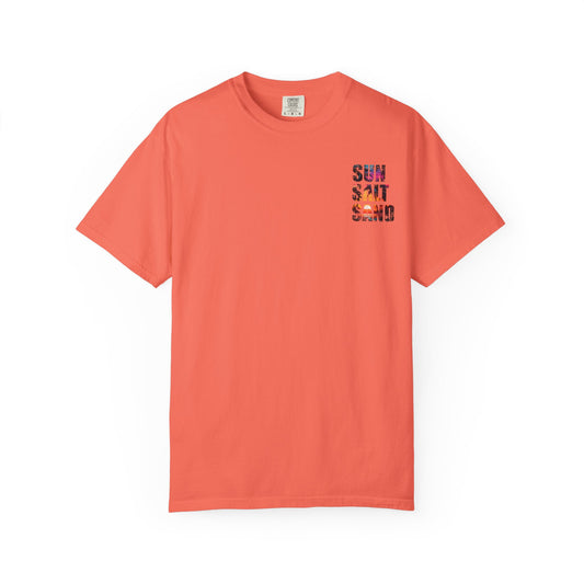 Comfort Colors "Sun, Salt & Sand" Unisex Garment-Dyed T-Shirt - Beach Vibe Tee Asst. Colors & Sizes