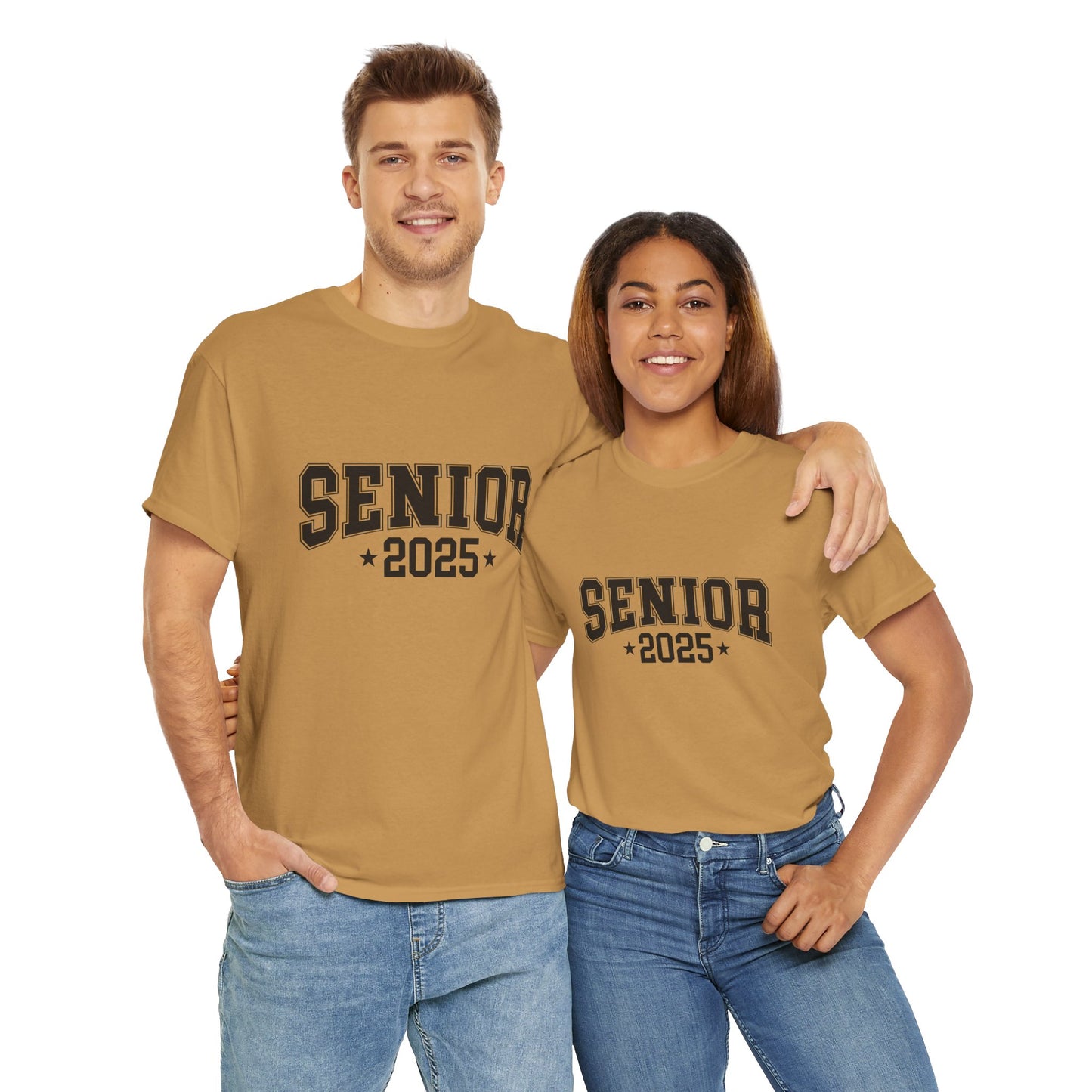 Gildan "2025 Senior" Unisex Heavy Cotton Tee - Celebrate Graduation in Style Asst. COlors & Sizes