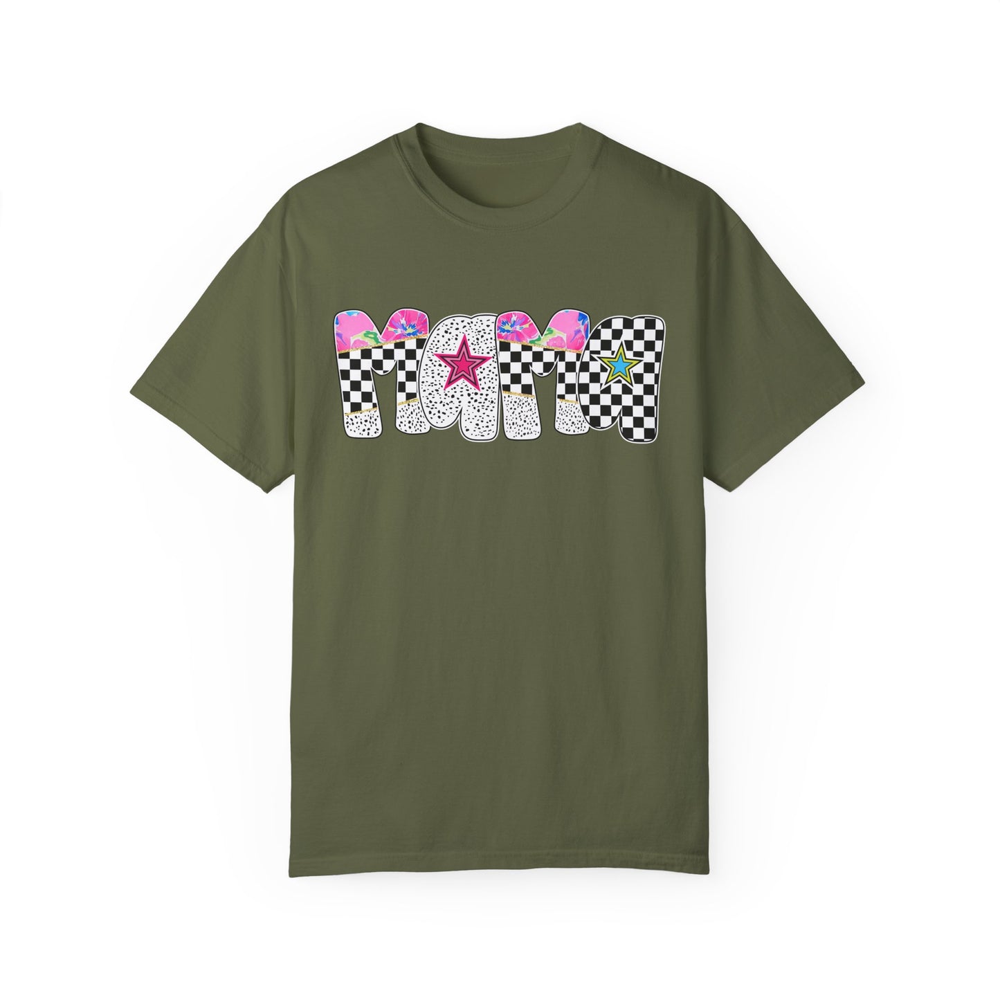 Comfort Colors Retro Vibe Mother's Day T-Shirt with Star Design Asst. Colors & Sizes