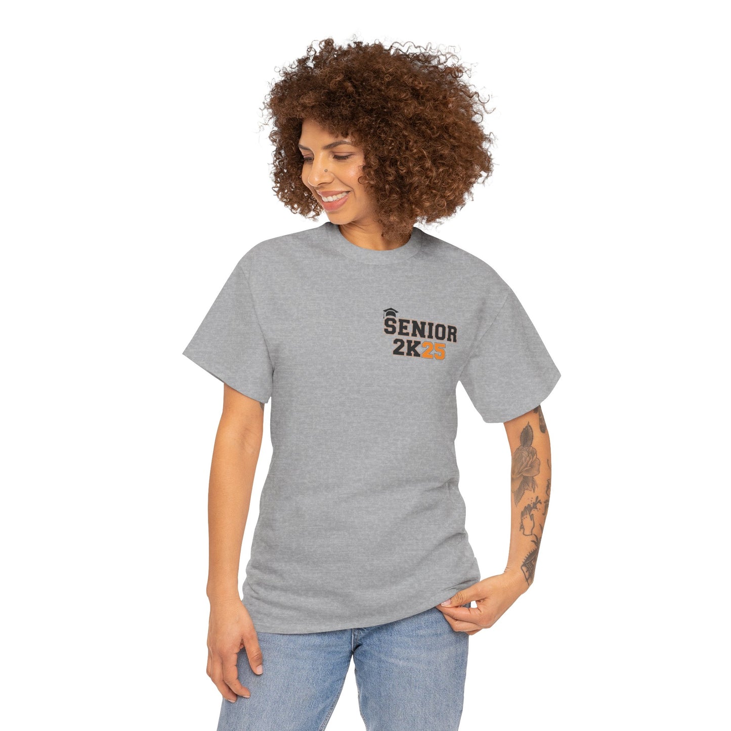 Gildan 5000 Unisex Graduate Tee - Class of 2025 Senior Shirt Great Gift Asst. Colors & Sizes
