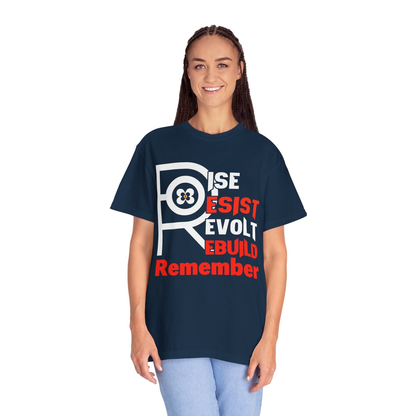 Rise Resist Revolt Rebuild Tee Unisex T-shirt -
