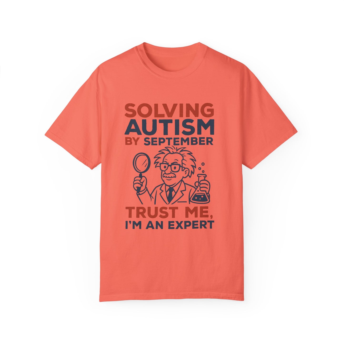 Comfort Colors Unisex Garment-Dyed T-Shirt - "Solving Autism by September" - Expert Design