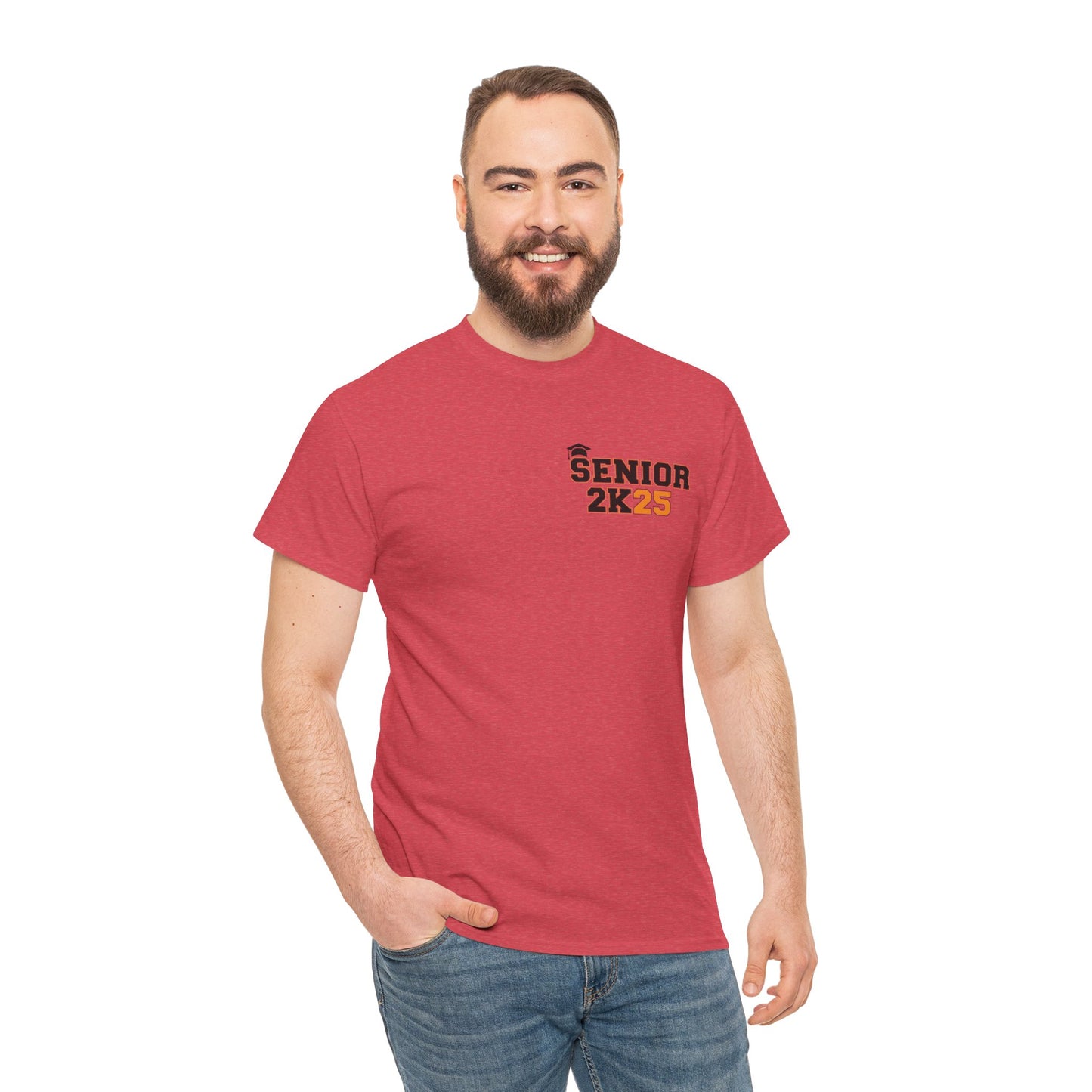 Gildan 5000 Unisex Graduate Tee - Class of 2025 Senior Shirt Great Gift Asst. Colors & Sizes