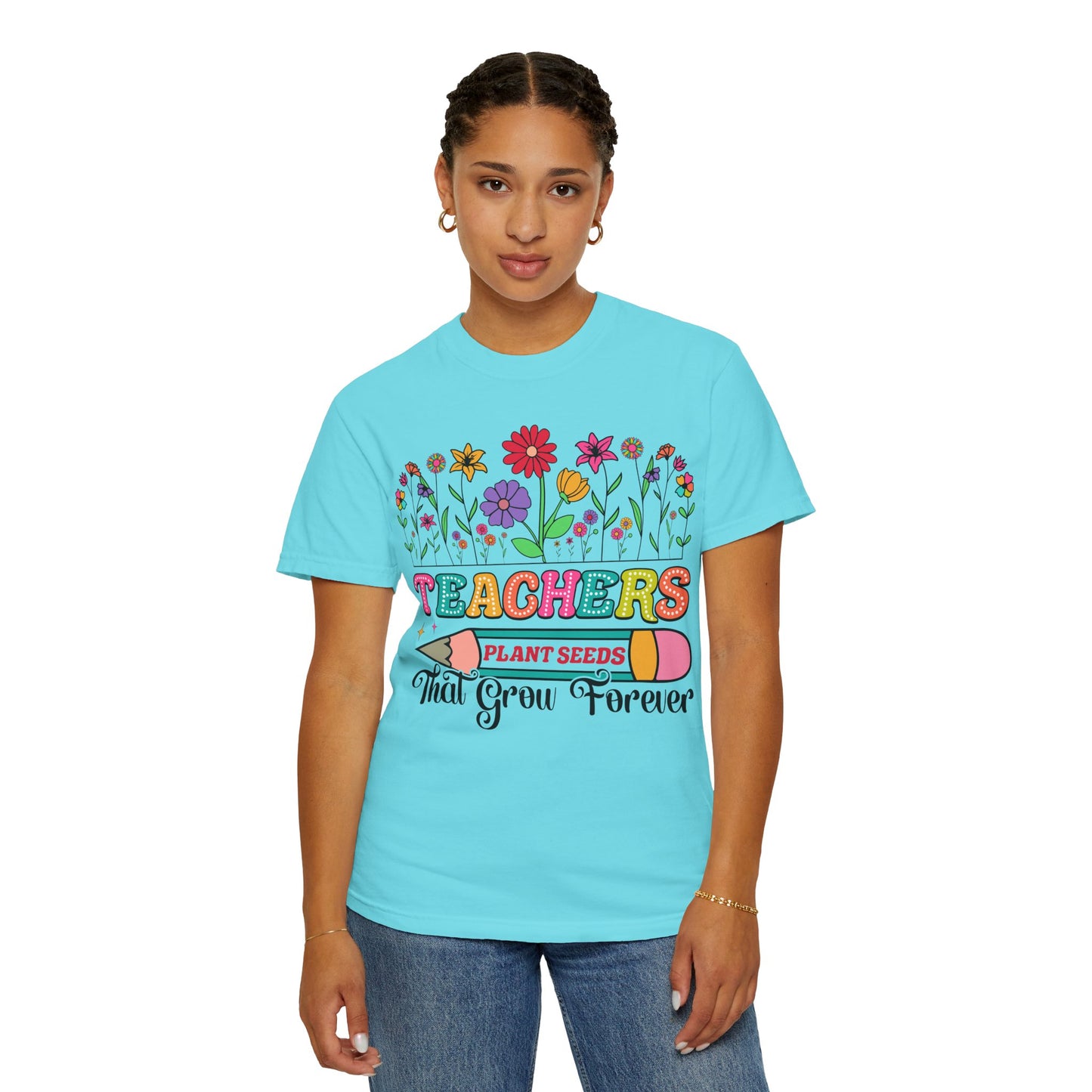 Teacher's Week!! Show your appreciation with This Unisex Garment-Dyed T-shirt in Asst. Colors & Sizes