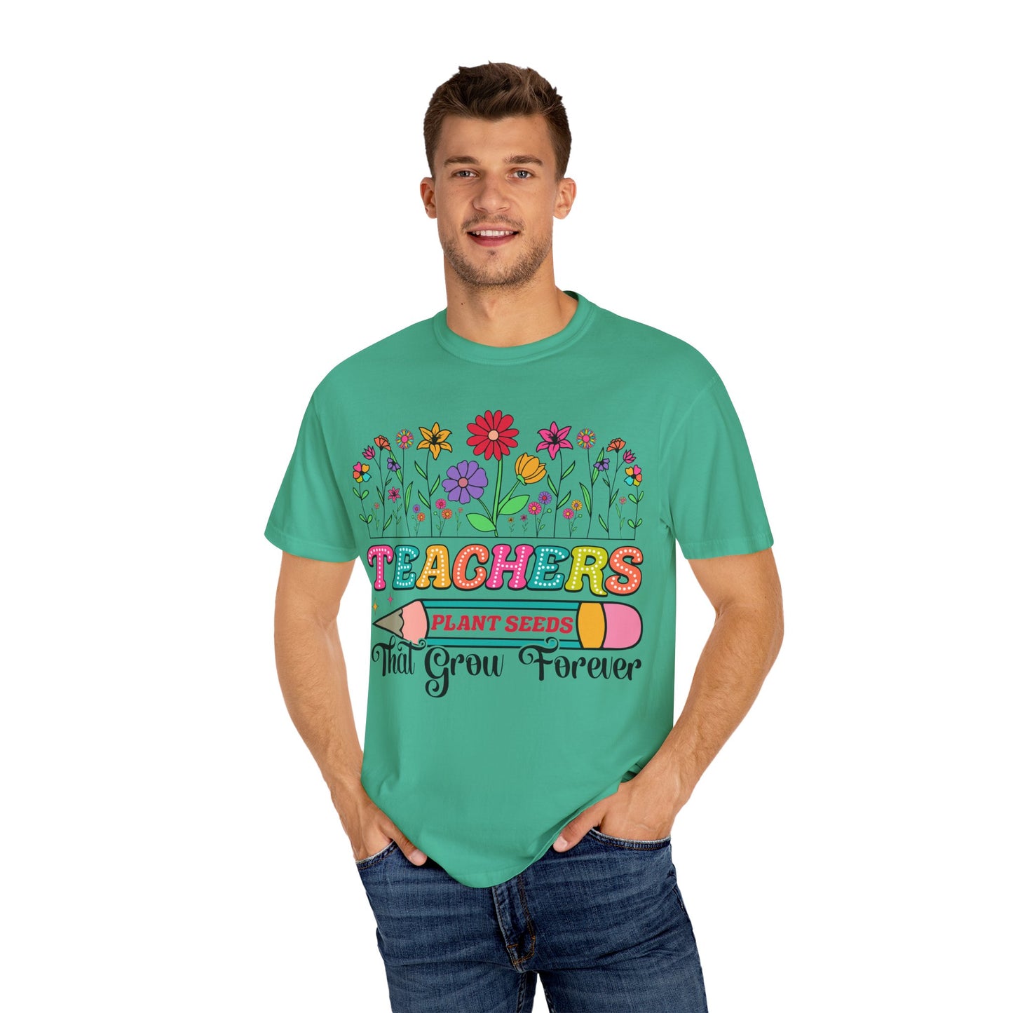 Teacher's Week!! Show your appreciation with This Unisex Garment-Dyed T-shirt in Asst. Colors & Sizes
