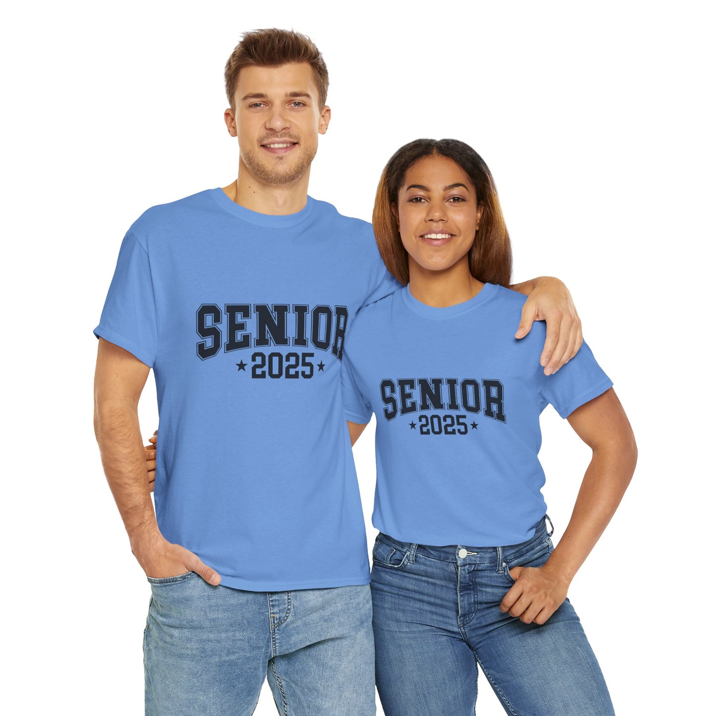 Gildan "2025 Senior" Unisex Heavy Cotton Tee - Celebrate Graduation in Style Asst. COlors & Sizes