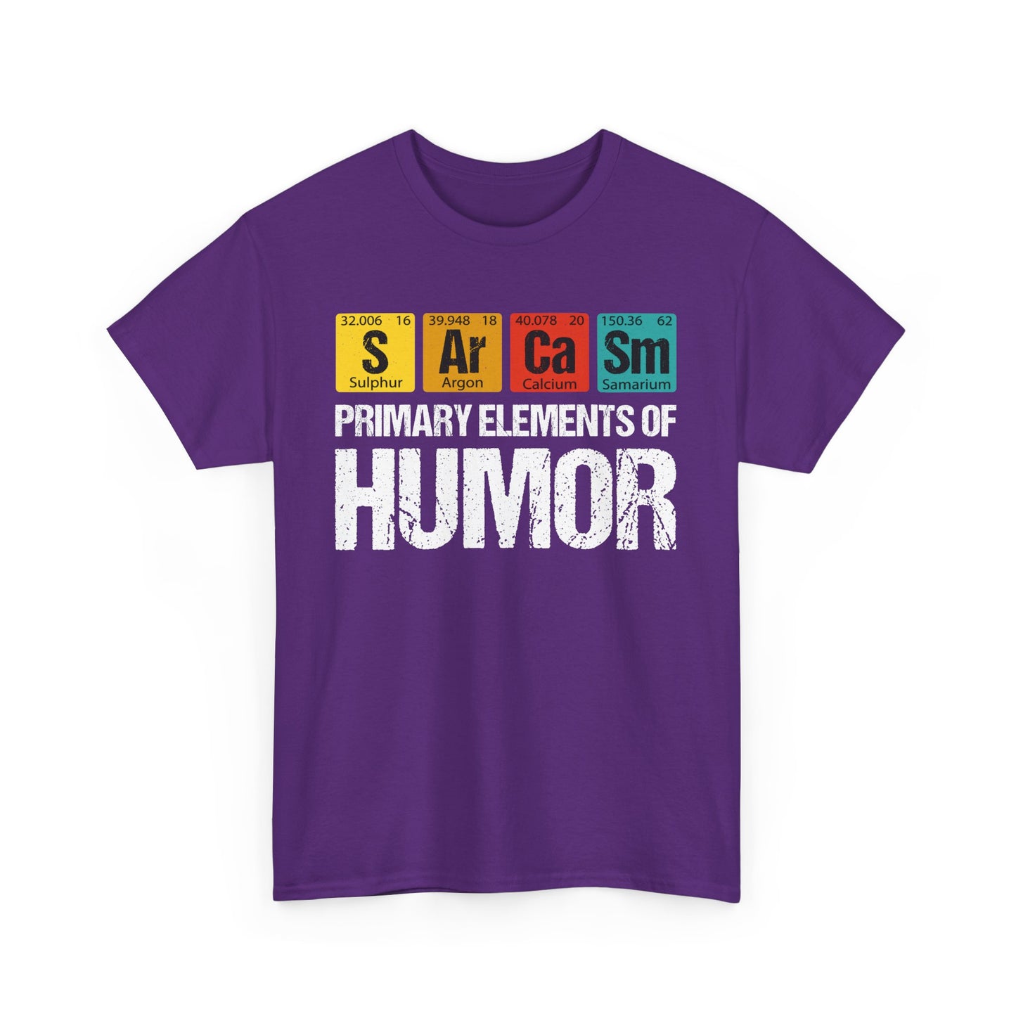 Funny Sarcasm Elements Unisex Heavy Cotton T Shirt