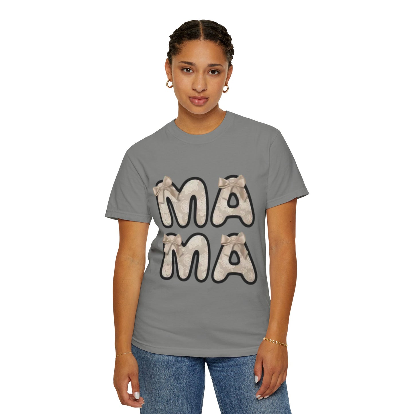 Comfort Colors 'Mama' Love Garment-Dyed Unisex T-Shirt - Perfect for Mother's Day Gift Asst. Colors & Sizes