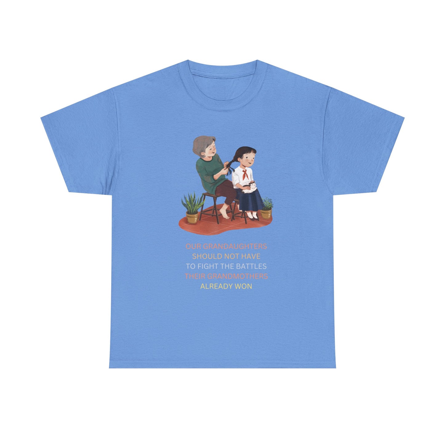 Empowering Granddaughter Unisex Heavy Cotton Tee