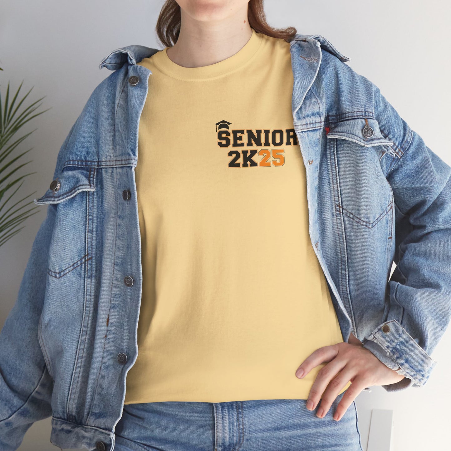 Gildan 5000 Unisex Graduate Tee - Class of 2025 Senior Shirt Great Gift Asst. Colors & Sizes