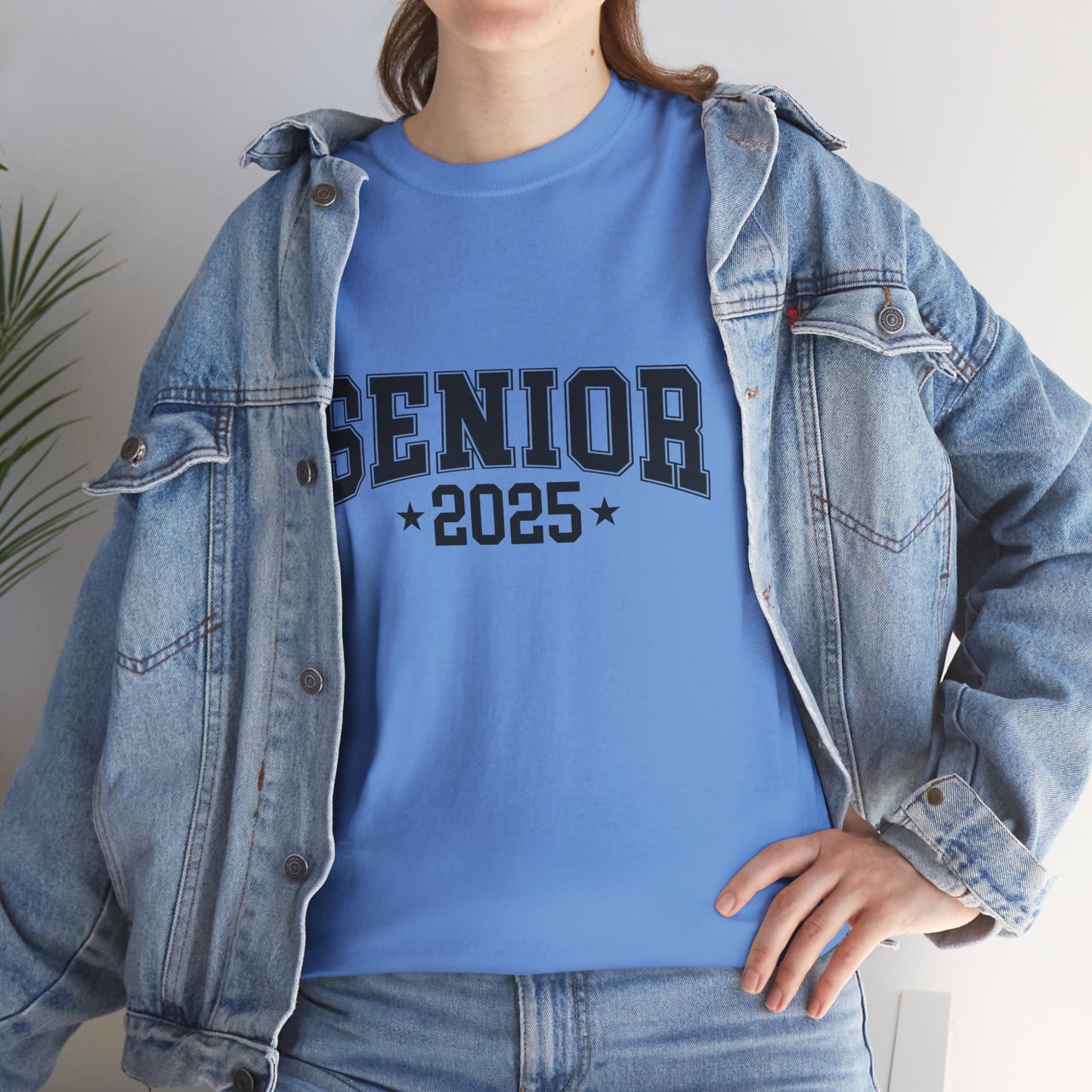 Gildan "2025 Senior" Unisex Heavy Cotton Tee - Celebrate Graduation in Style Asst. COlors & Sizes