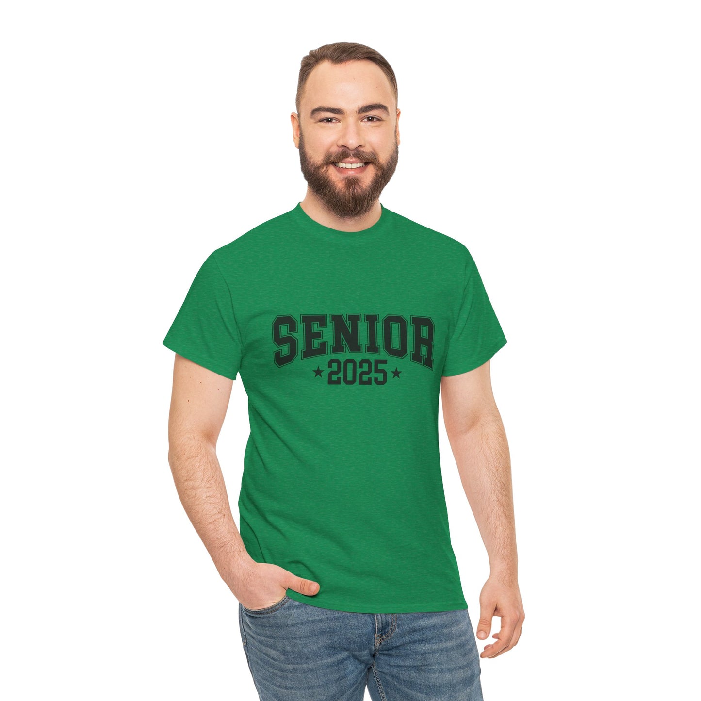 Gildan "2025 Senior" Unisex Heavy Cotton Tee - Celebrate Graduation in Style Asst. COlors & Sizes