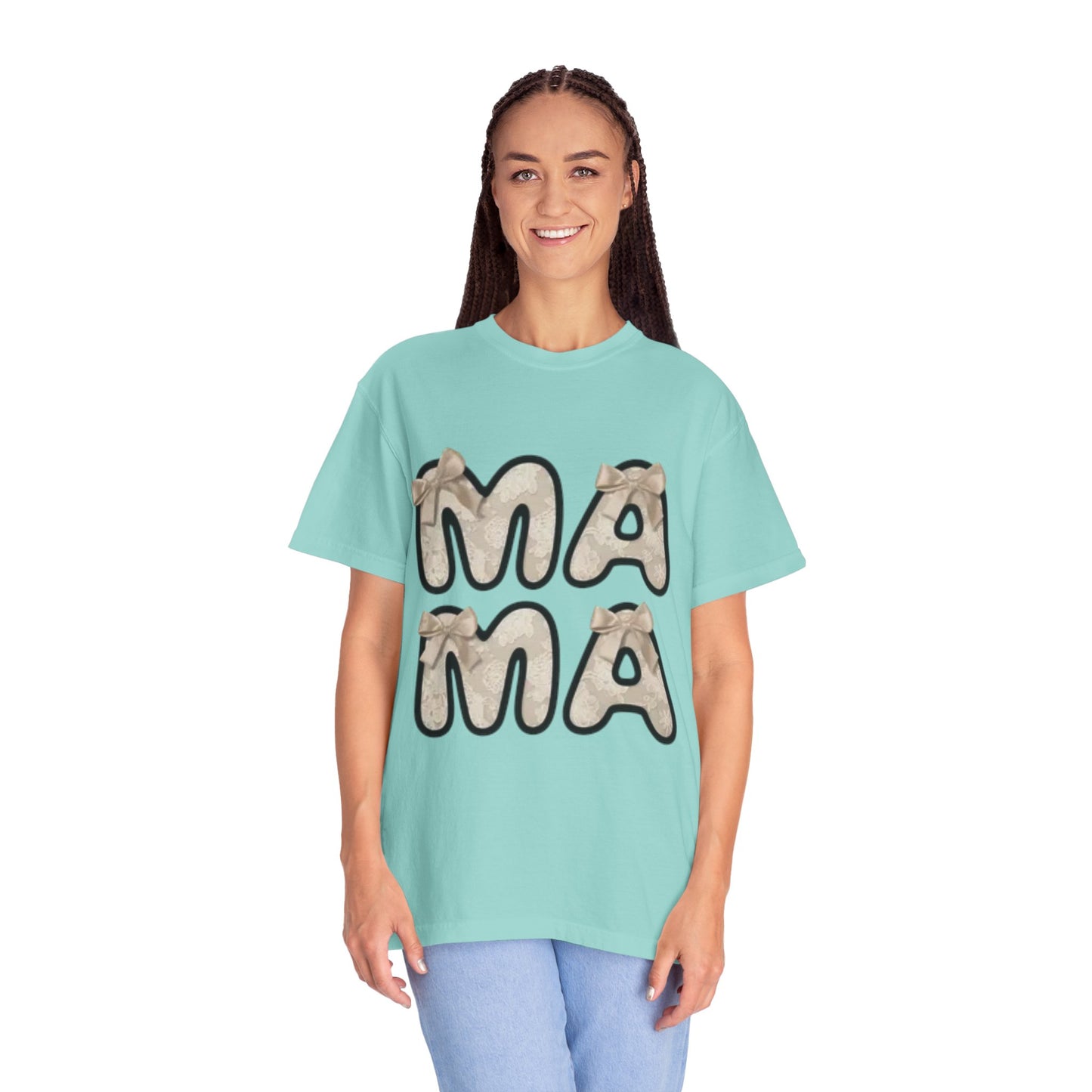 Comfort Colors 'Mama' Love Garment-Dyed Unisex T-Shirt - Perfect for Mother's Day Gift Asst. Colors & Sizes
