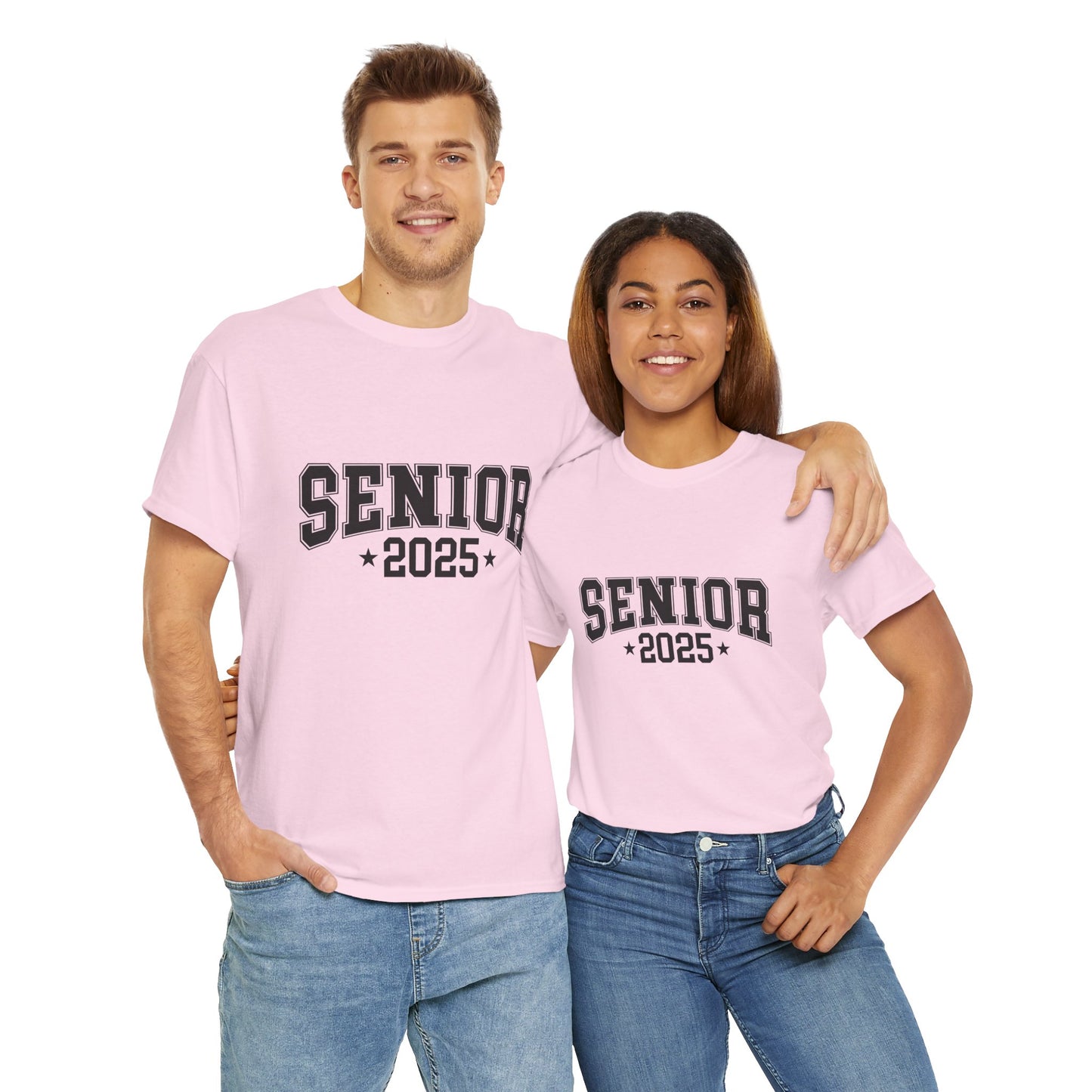 Gildan "2025 Senior" Unisex Heavy Cotton Tee - Celebrate Graduation in Style Asst. COlors & Sizes