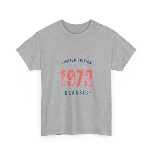 Vintage 1972 Classic T-Shirt | Limited Edition 1972 Birthday Shirt | Retro Tee