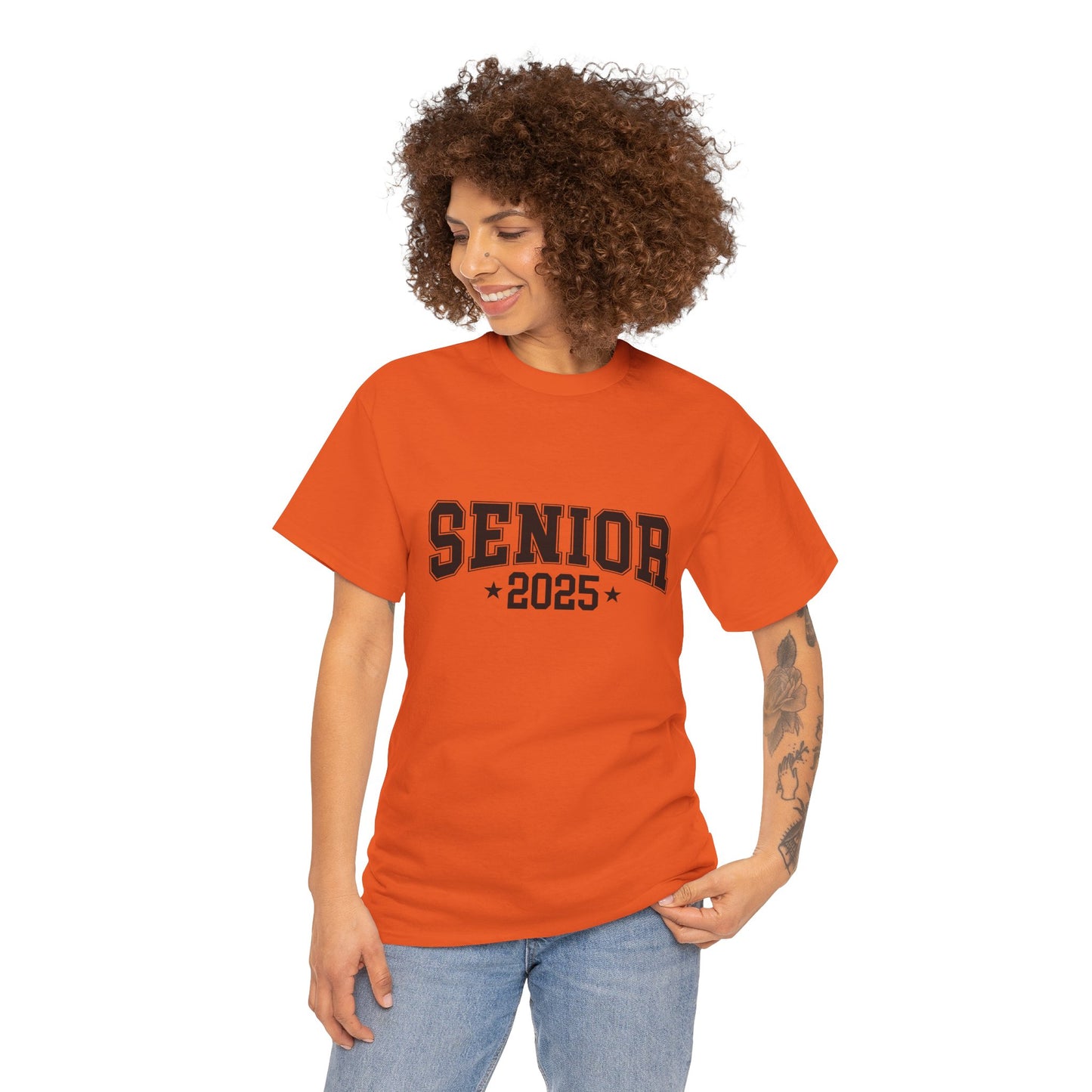 Gildan "2025 Senior" Unisex Heavy Cotton Tee - Celebrate Graduation in Style Asst. COlors & Sizes