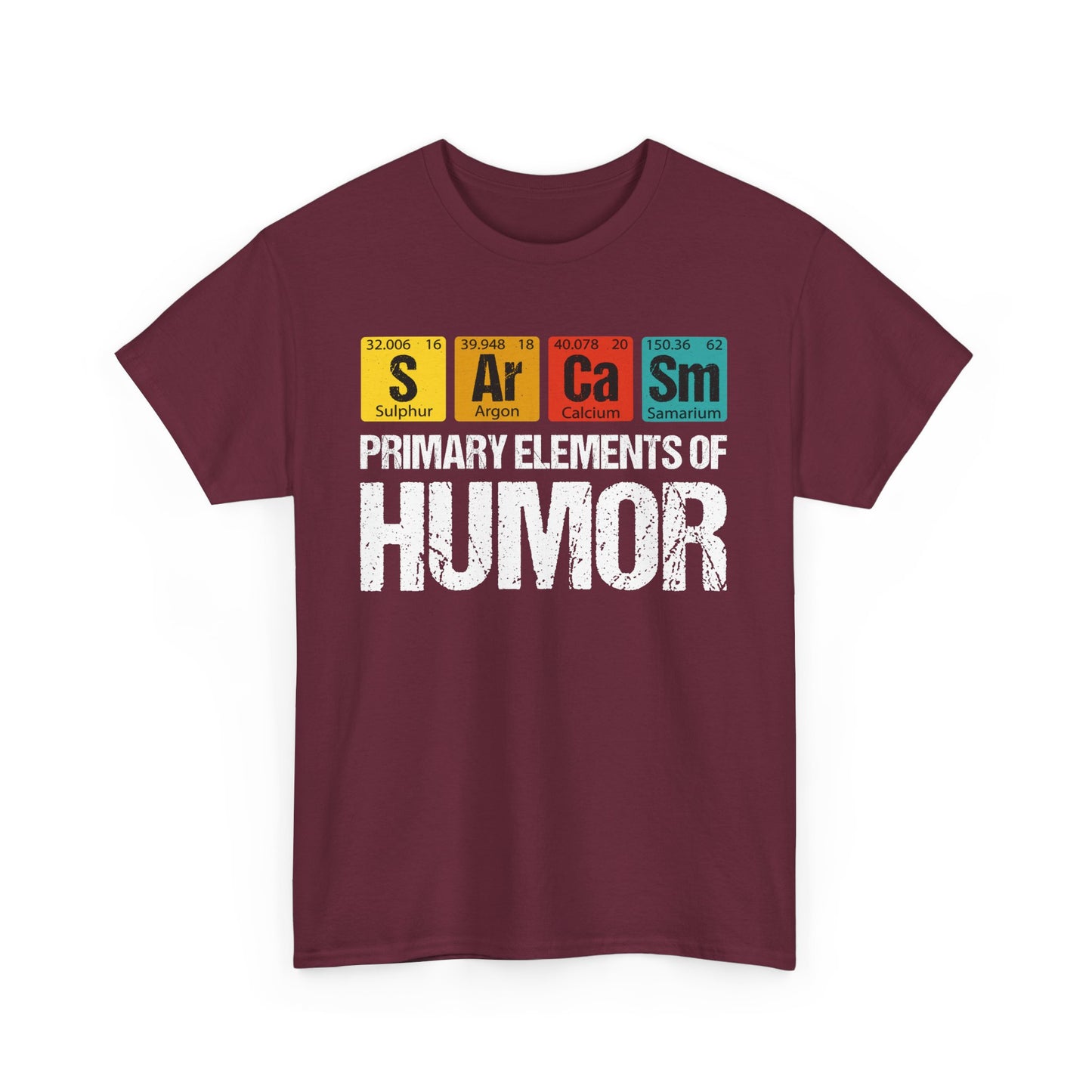 Funny Sarcasm Elements Unisex Heavy Cotton T Shirt