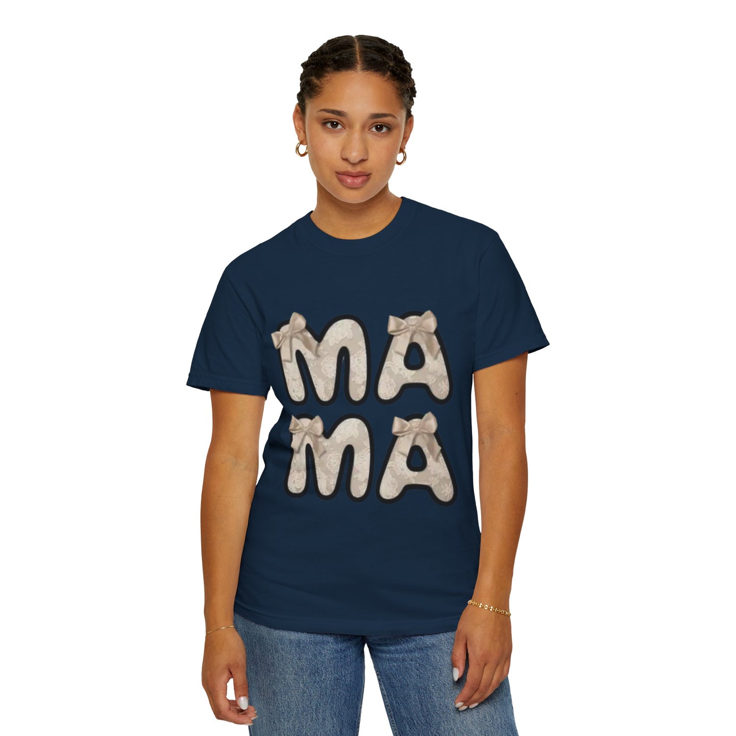 Comfort Colors 'Mama' Love Garment-Dyed Unisex T-Shirt - Perfect for Mother's Day Gift Asst. Colors & Sizes