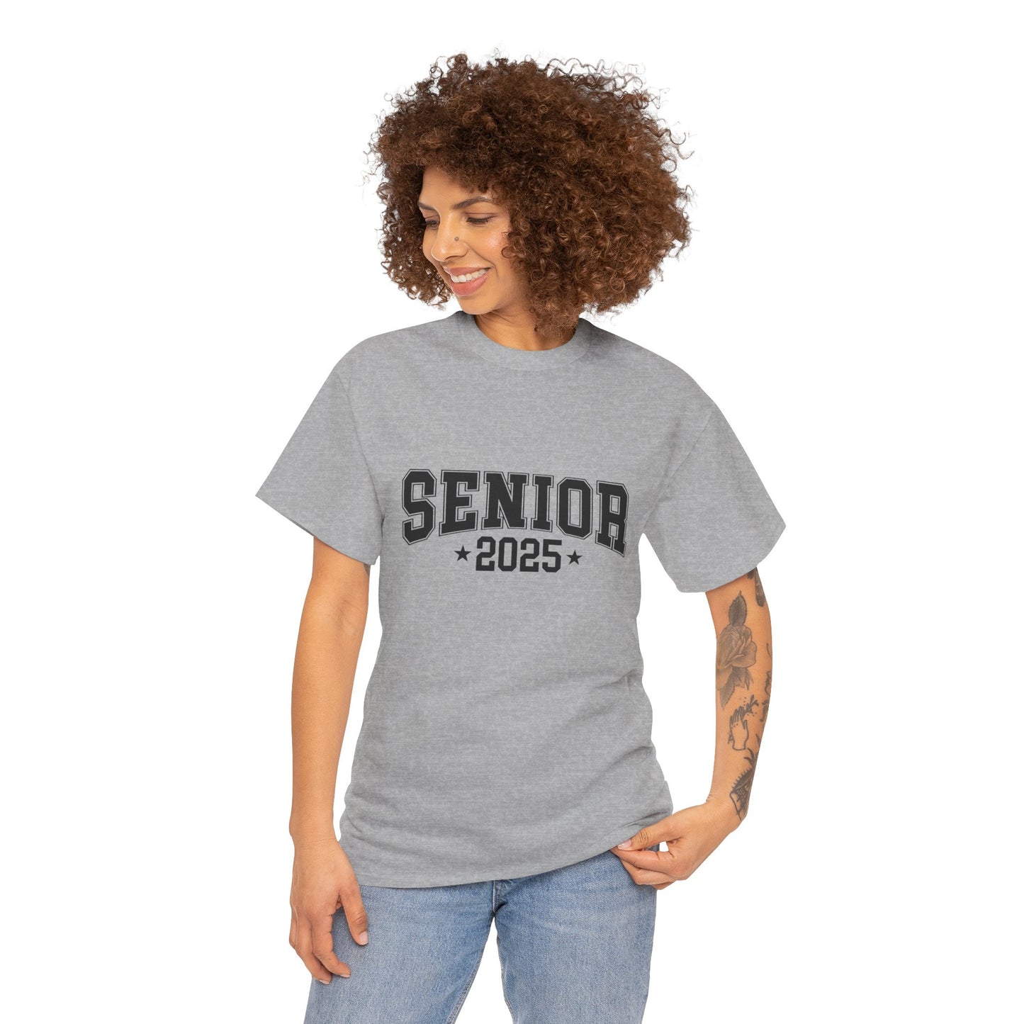 Gildan "2025 Senior" Unisex Heavy Cotton Tee - Celebrate Graduation in Style Asst. COlors & Sizes