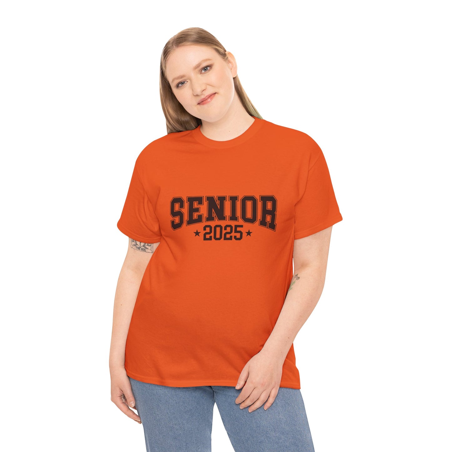 Gildan "2025 Senior" Unisex Heavy Cotton Tee - Celebrate Graduation in Style Asst. COlors & Sizes