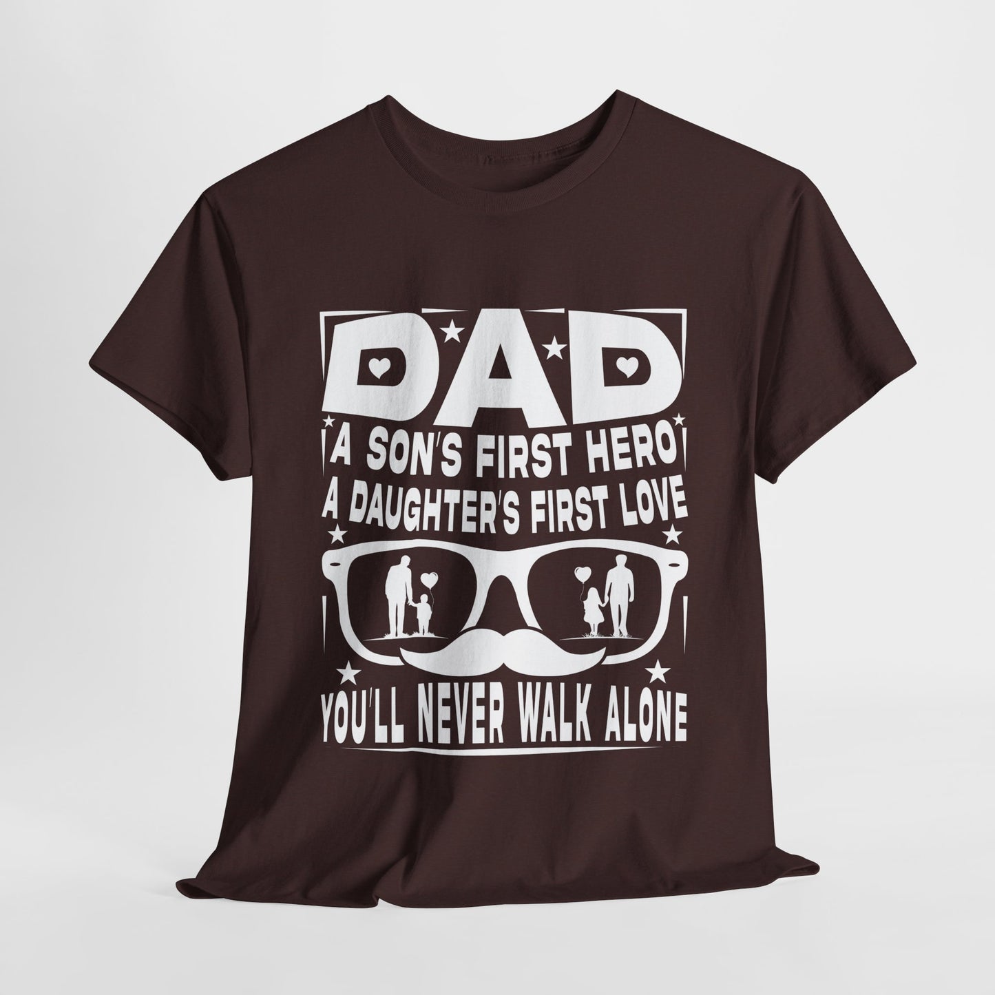 Dad Hero Unisex Heavy Cotton Tee - Perfect Gift for Father's Day