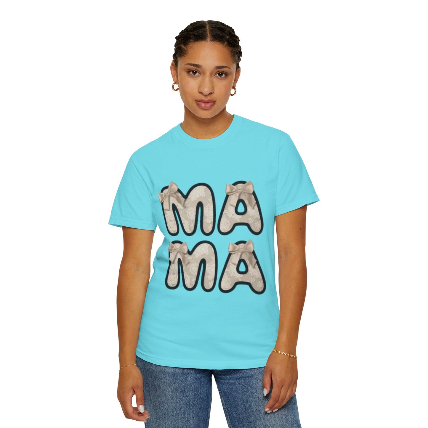 Comfort Colors 'Mama' Love Garment-Dyed Unisex T-Shirt - Perfect for Mother's Day Gift Asst. Colors & Sizes