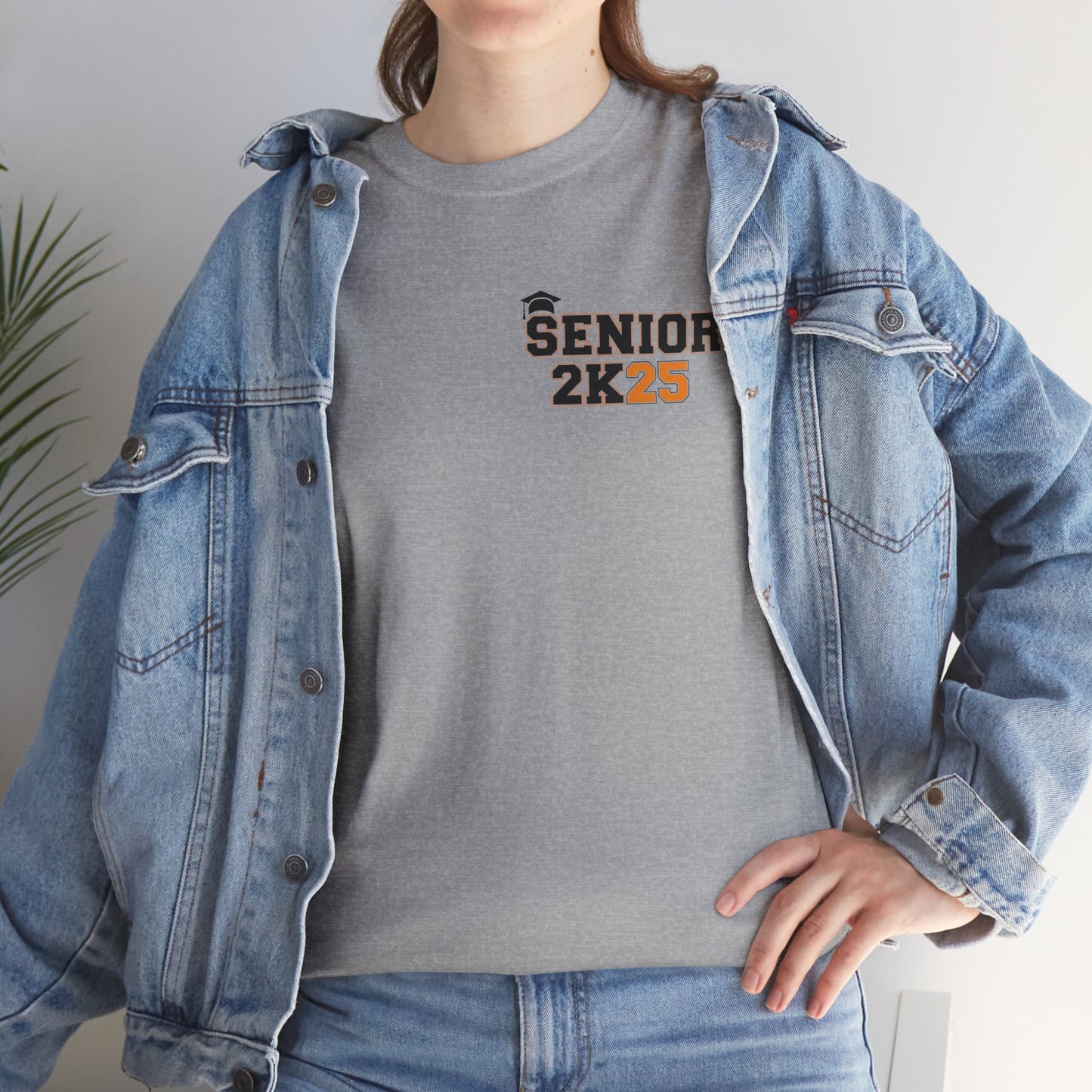 Gildan 5000 Unisex Graduate Tee - Class of 2025 Senior Shirt Great Gift Asst. Colors & Sizes