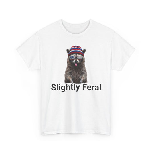 Slightly Feral Raccoon Shirt – Funny Graphic Tee