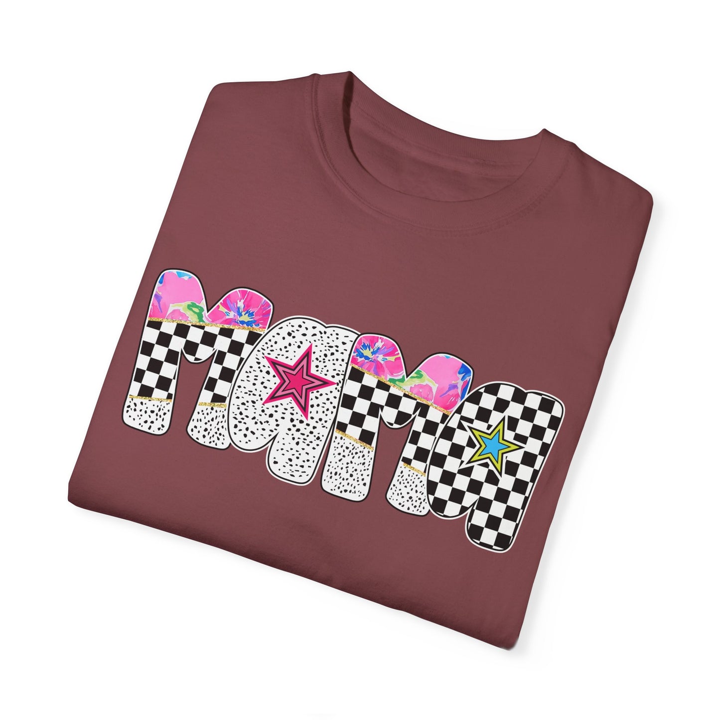 Comfort Colors Retro Vibe Mother's Day T-Shirt with Star Design Asst. Colors & Sizes