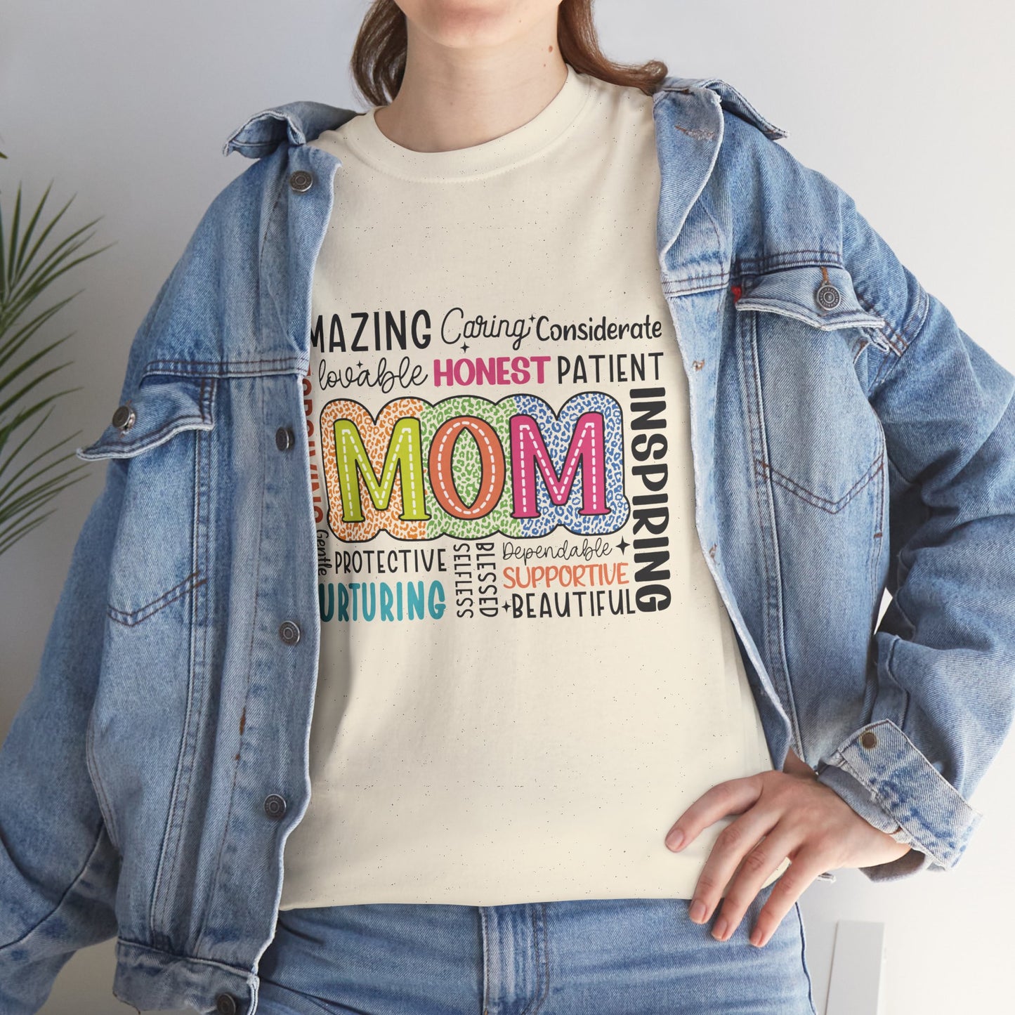 Gildan 5000 Inspirational Mom Unisex Heavy Cotton Tee Great Gift For Mother's Day AStt. Colors & Sizes