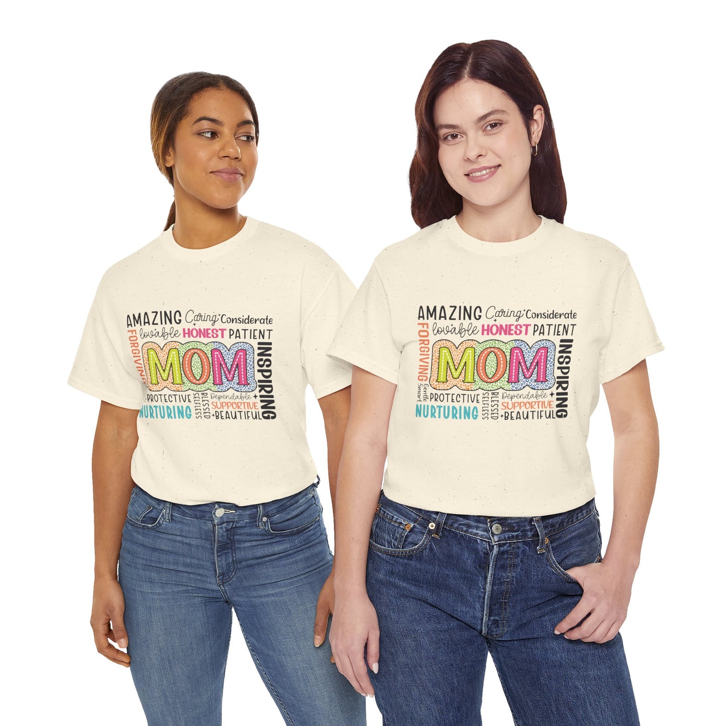 Gildan 5000 Inspirational Mom Unisex Heavy Cotton Tee Great Gift For Mother's Day AStt. Colors & Sizes