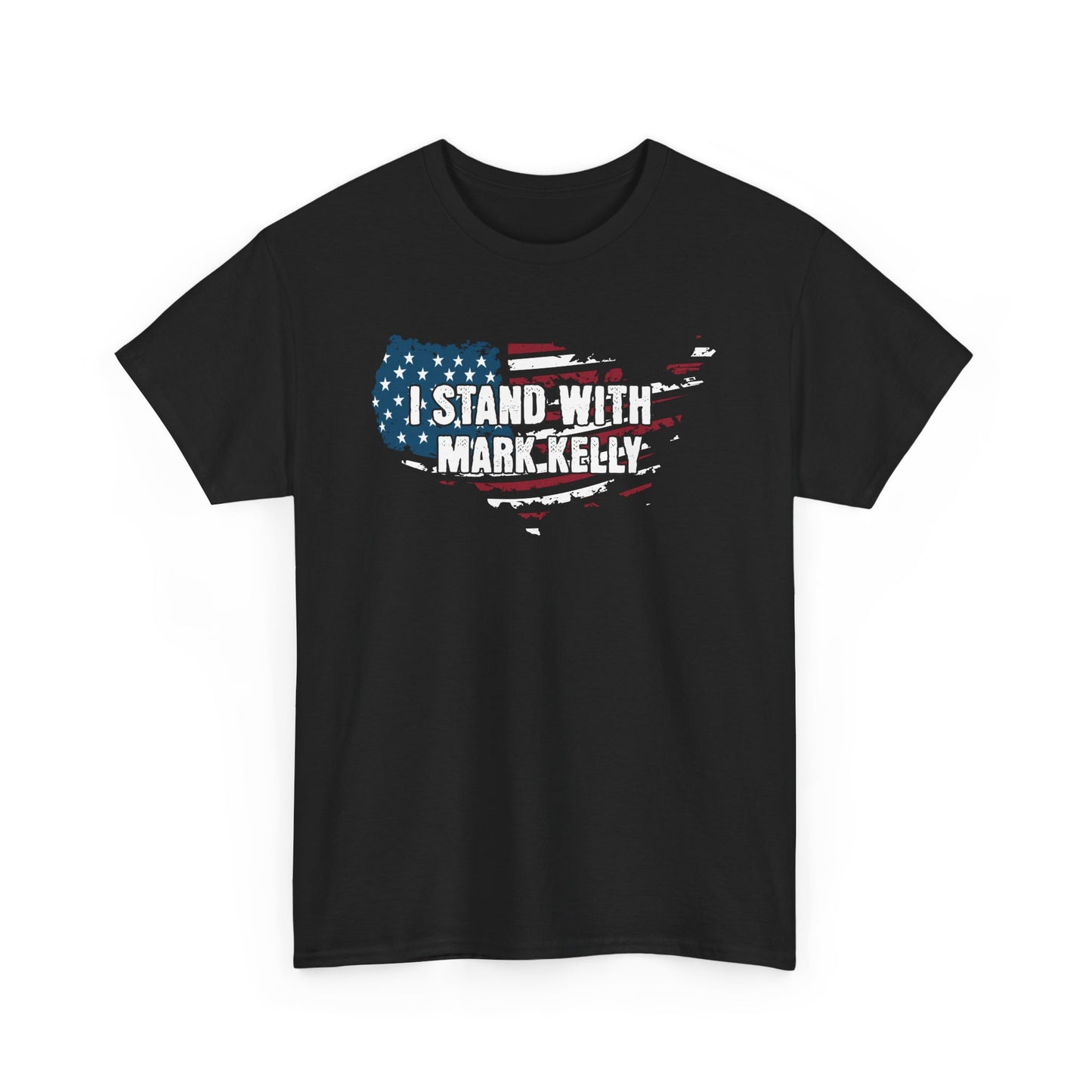I Stand With Mark Kelly American Flag Design