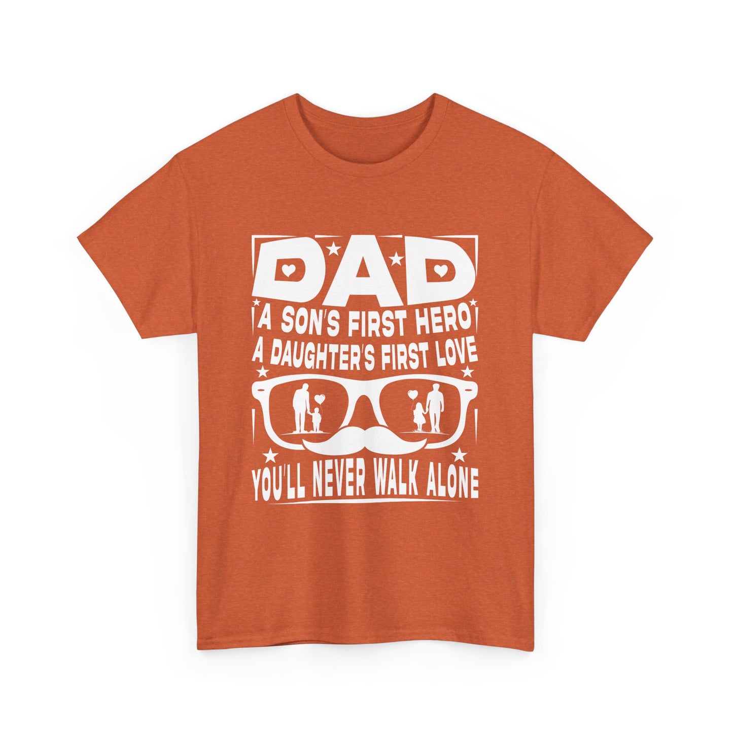 Dad Hero Unisex Heavy Cotton Tee - Perfect Gift for Father's Day