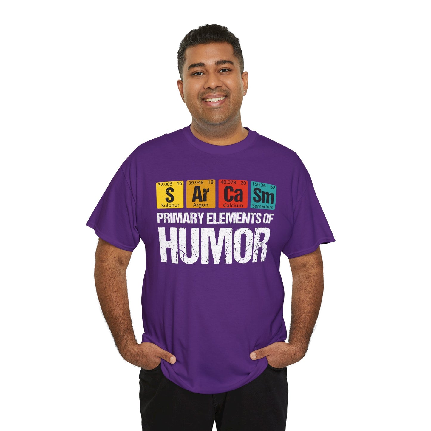 Funny Sarcasm Elements Unisex Heavy Cotton T Shirt