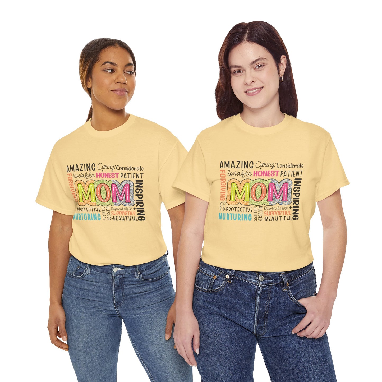 Gildan 5000 Inspirational Mom Unisex Heavy Cotton Tee Great Gift For Mother's Day AStt. Colors & Sizes