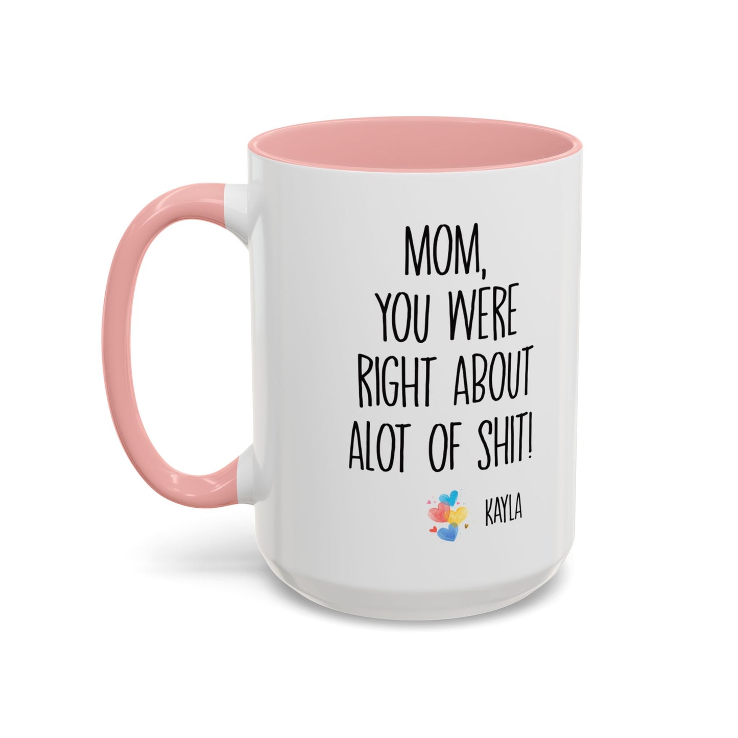 Mug For Mom - Mom You Were Right About Alot Of Shit Coffee Mug (11, 15oz)