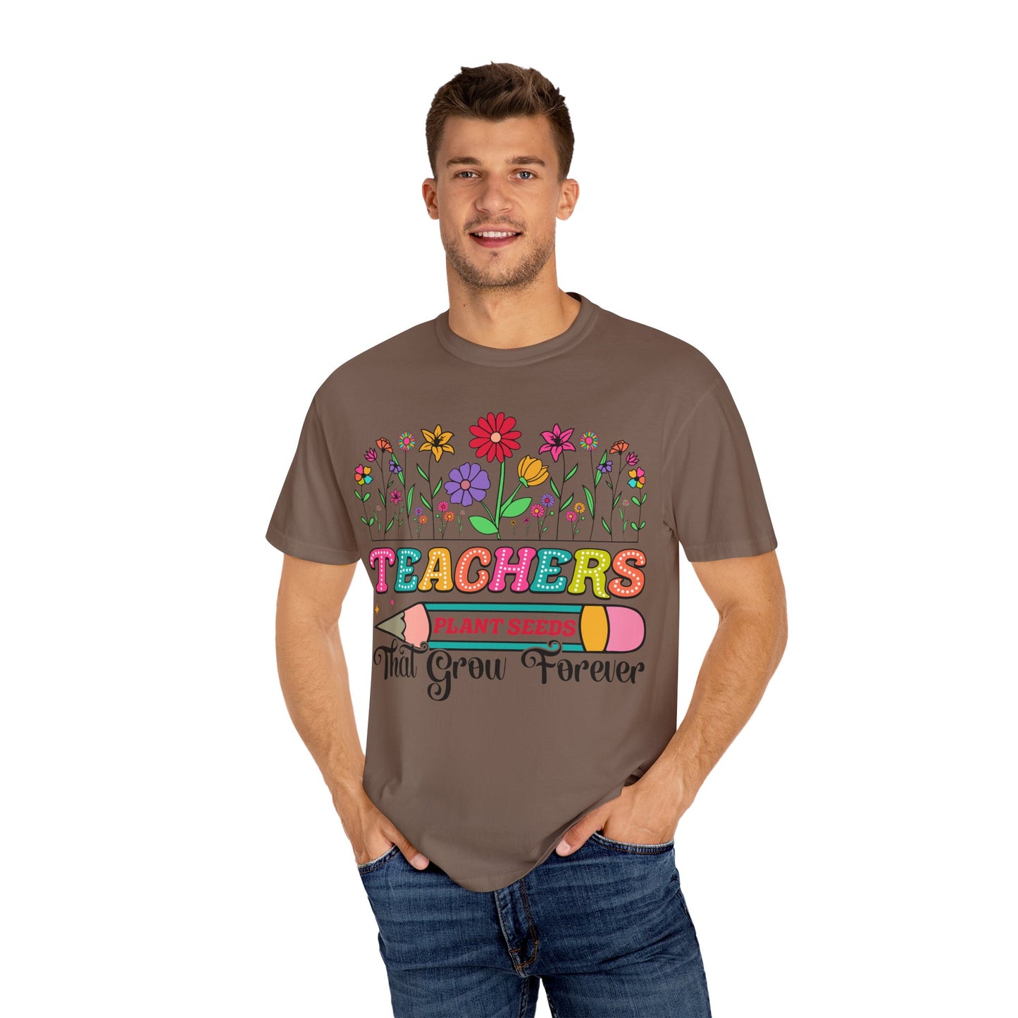 Teacher's Week!! Show your appreciation with This Unisex Garment-Dyed T-shirt in Asst. Colors & Sizes