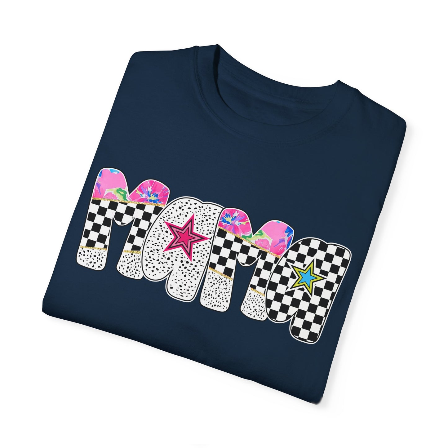 Comfort Colors Retro Vibe Mother's Day T-Shirt with Star Design Asst. Colors & Sizes