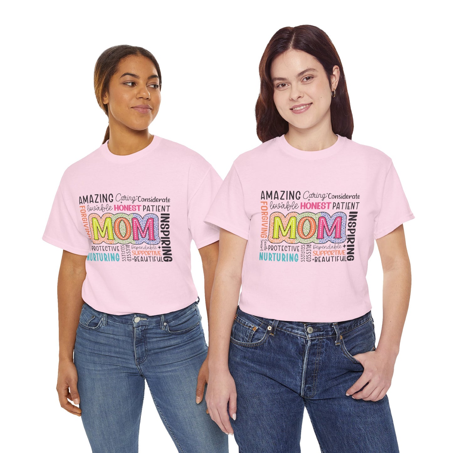 Gildan 5000 Inspirational Mom Unisex Heavy Cotton Tee Great Gift For Mother's Day AStt. Colors & Sizes