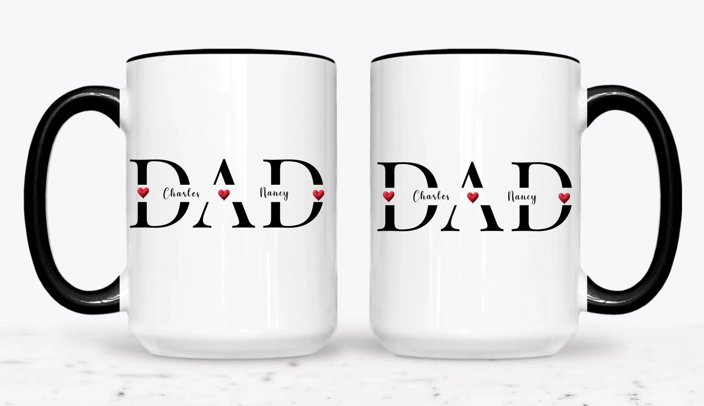 15oz  Black 2-Mug SM
