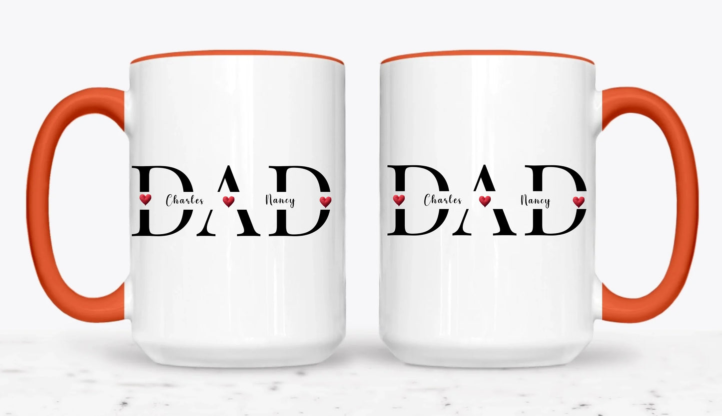 15oz Orange 2-Mug SM